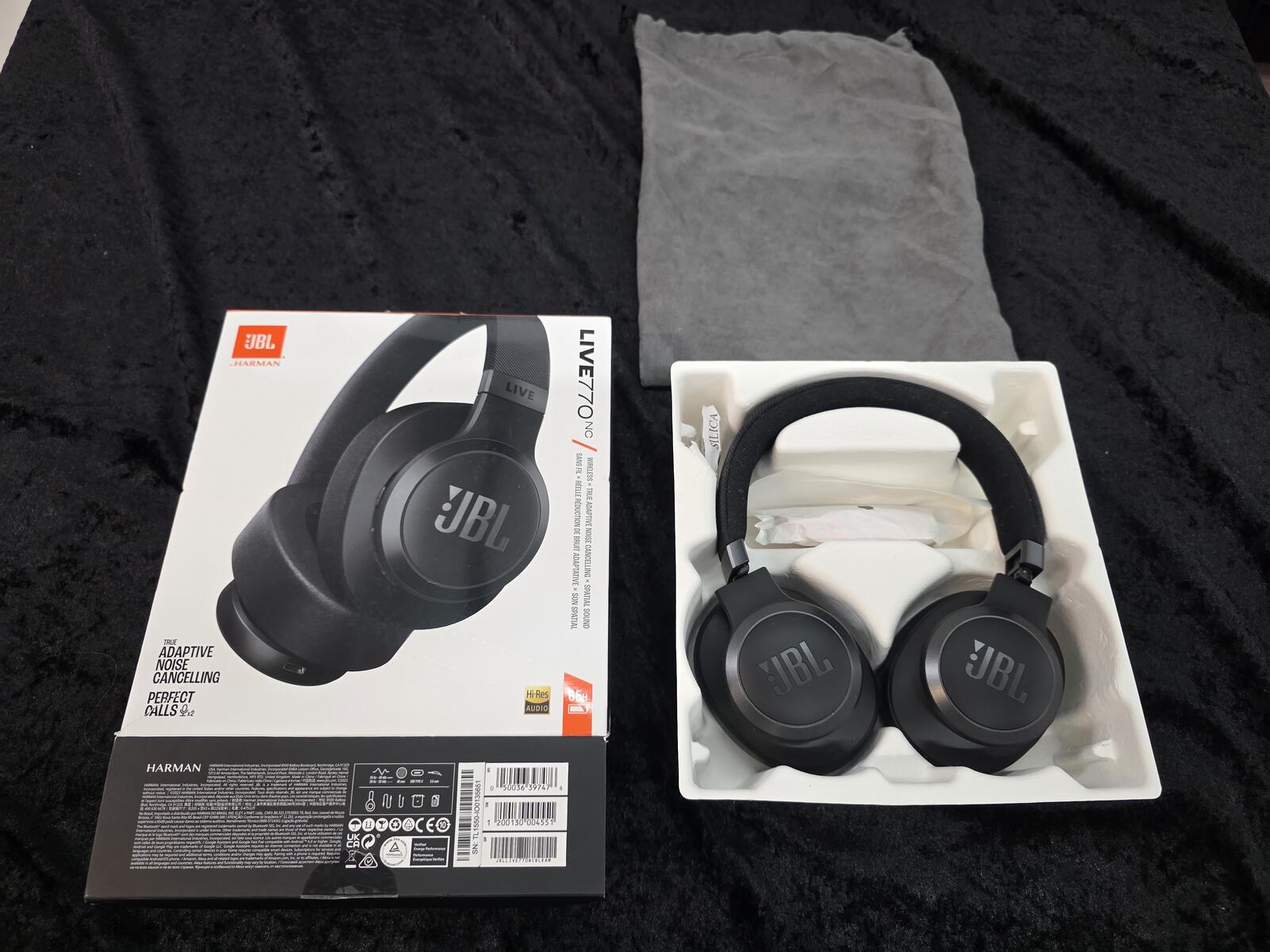 JBL Live 770NC Wireless Over-Ear Noise Cancelling Headphones