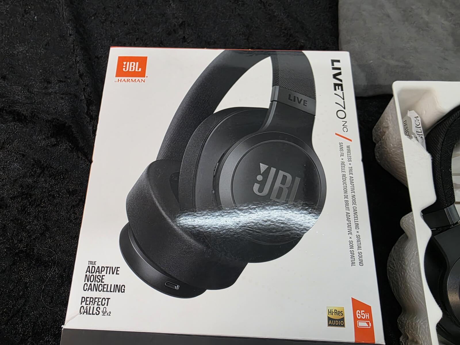 JBL Live 770NC Wireless Over-Ear Noise Cancelling Headphones