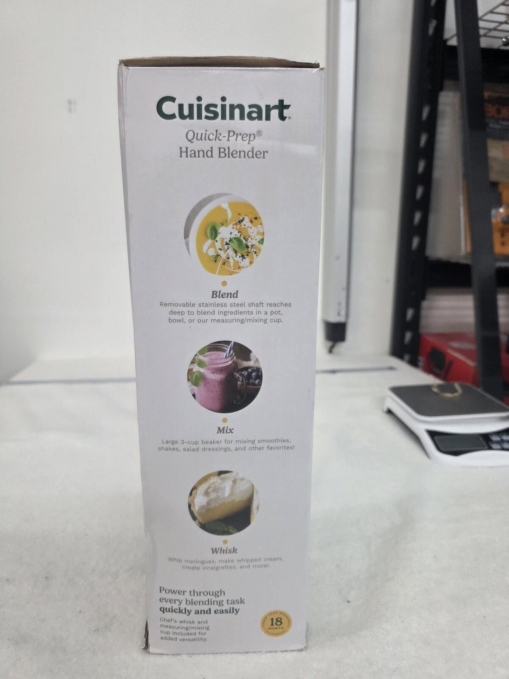 Cuisinart Quick-Prep Hand Blender White 250 Watt Immersion Blender