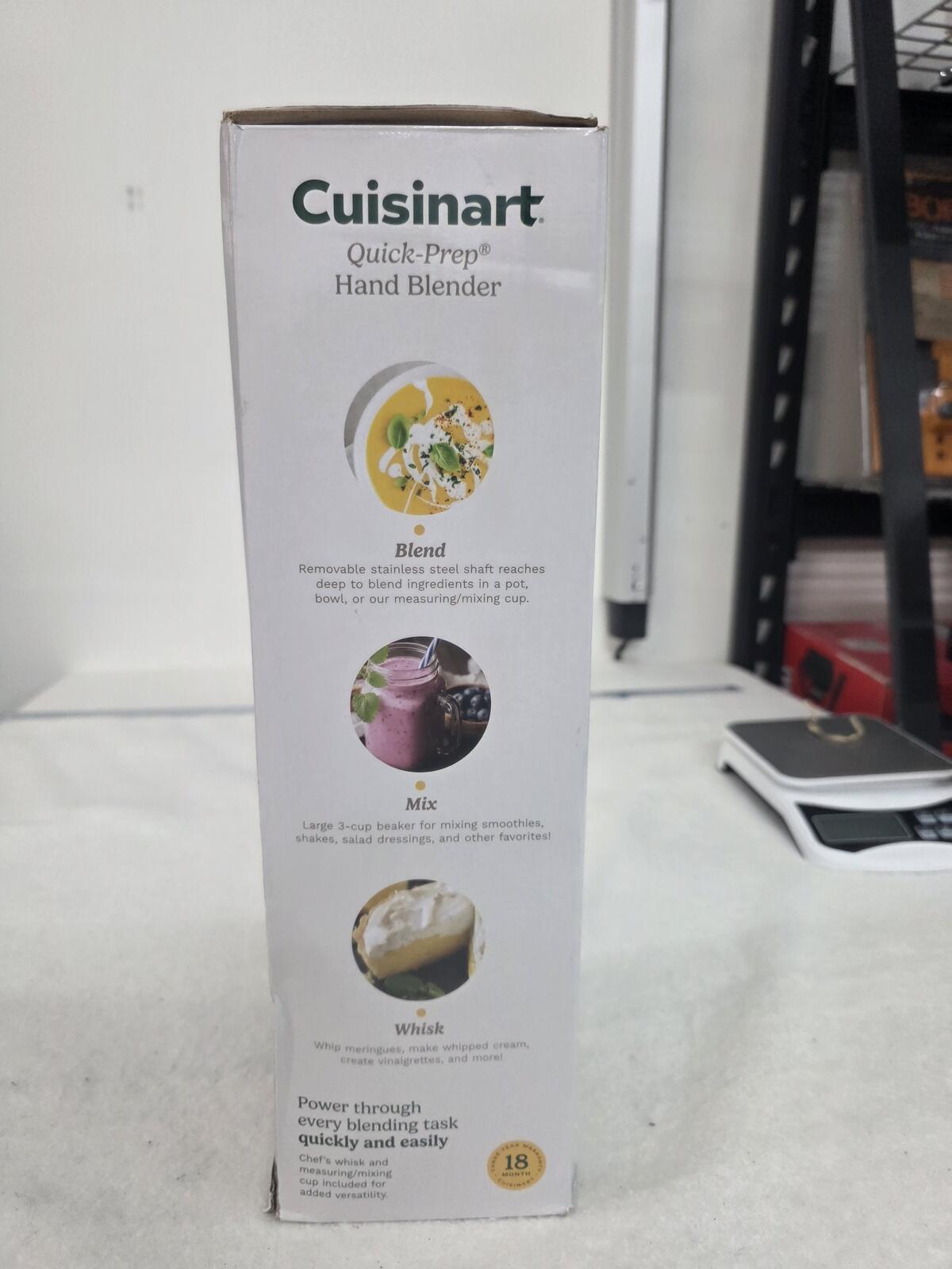 Cuisinart Quick-Prep Hand Blender White 250 Watt Immersion Blender