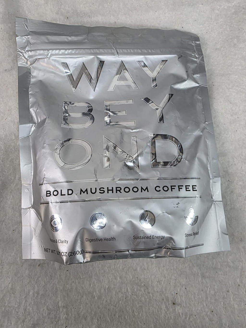Way Beyond Bold Mushroom Coffee 30 Servings Instant Coffee Pouch