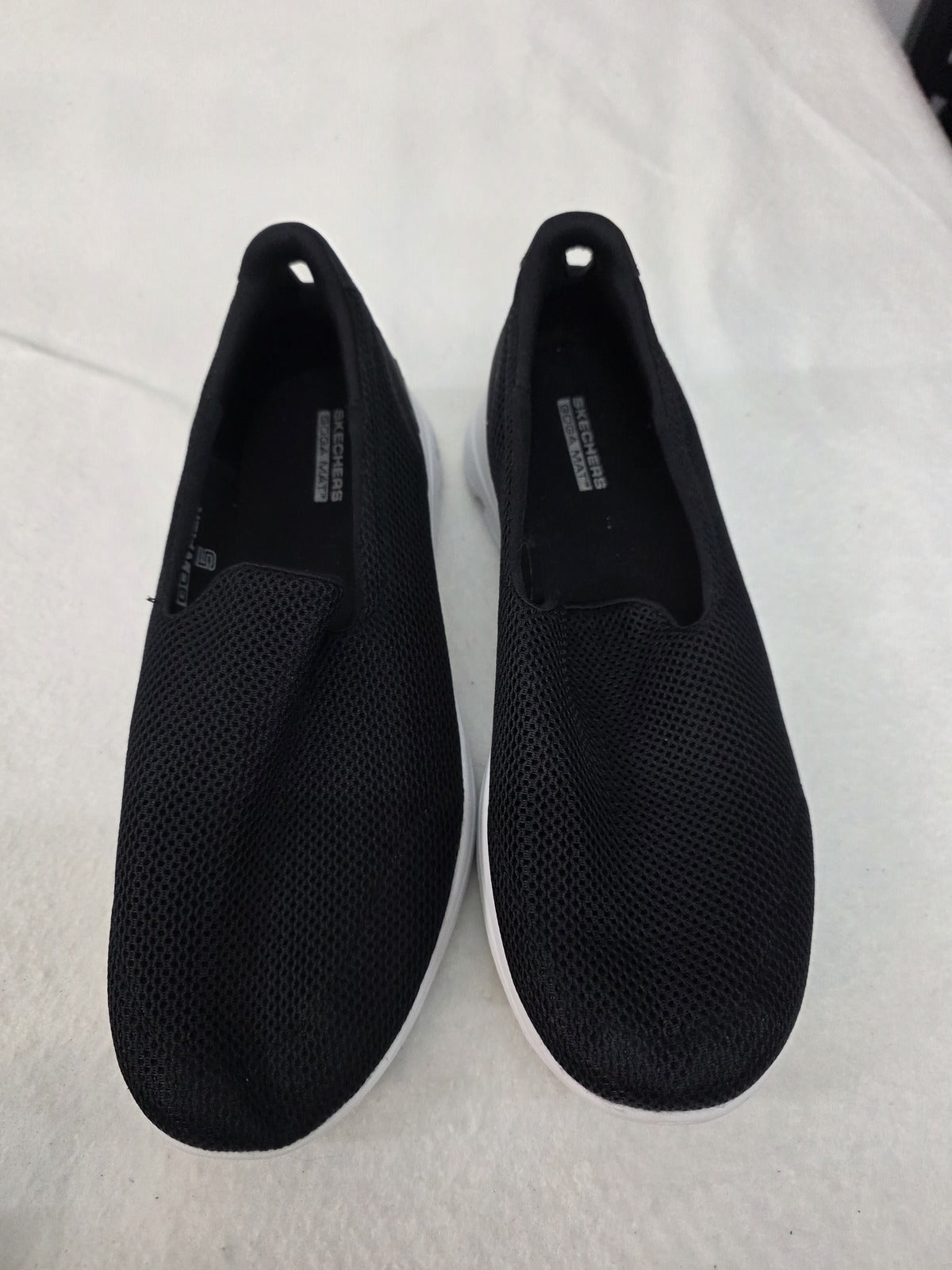 Skechers Go Walk 5 Black Slip-On Walking Shoes Size 10