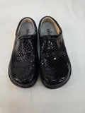 Alegria Women's Black Patent Leather Slip-On Shoes Size 37