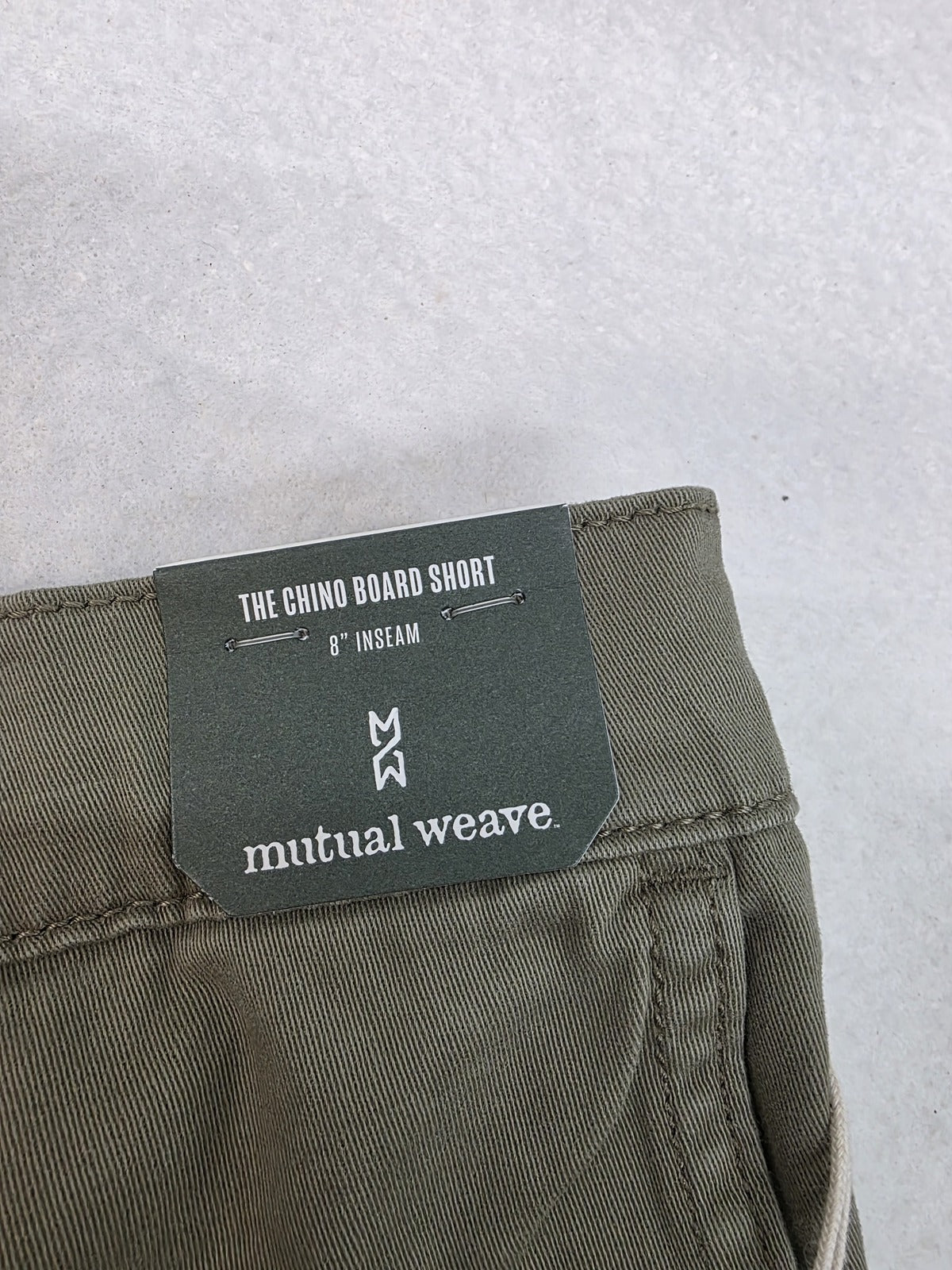 Mutual Weave The Chino Board Short 8" Inseam Khaki Shorts Size 54