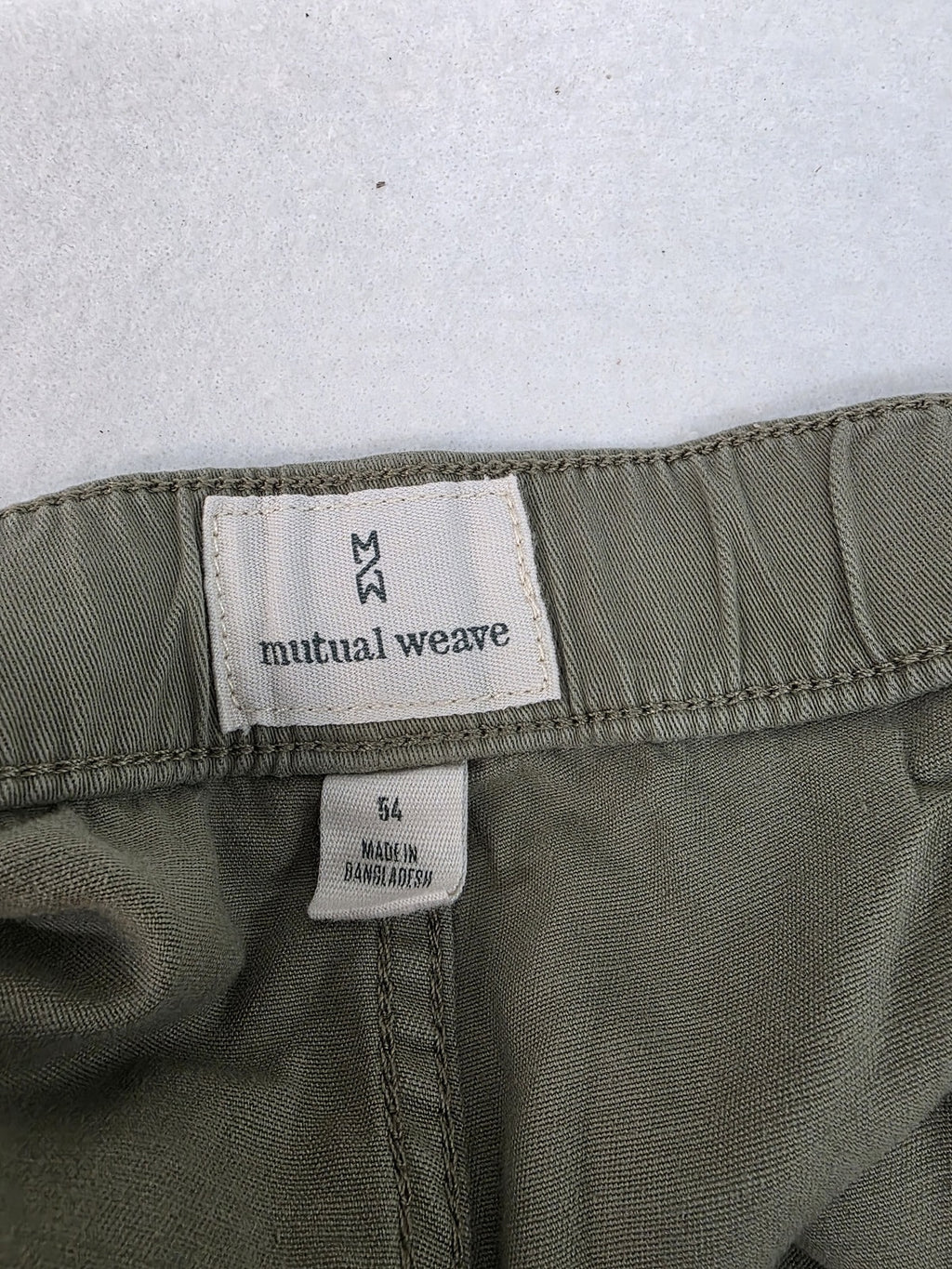 Mutual Weave The Chino Board Short 8" Inseam Khaki Shorts Size 54