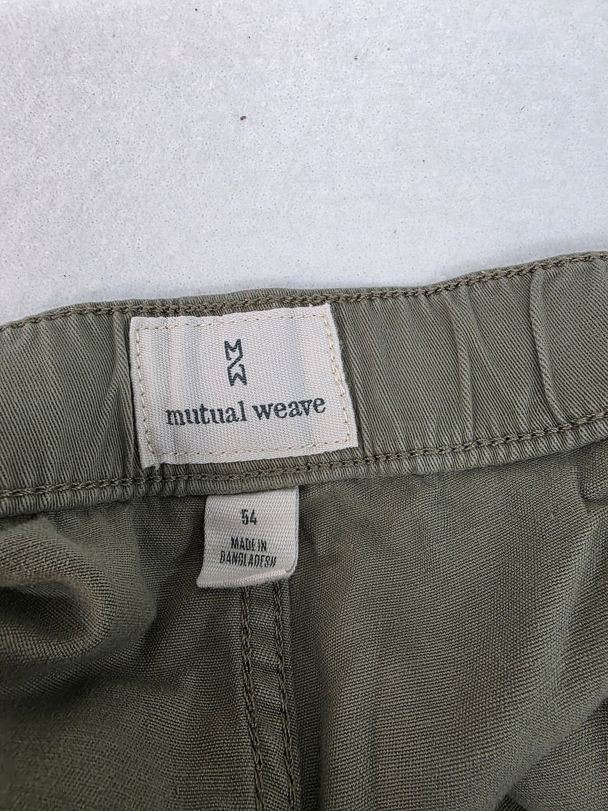 Mutual Weave The Chino Board Short 8" Inseam Khaki Shorts Size 54