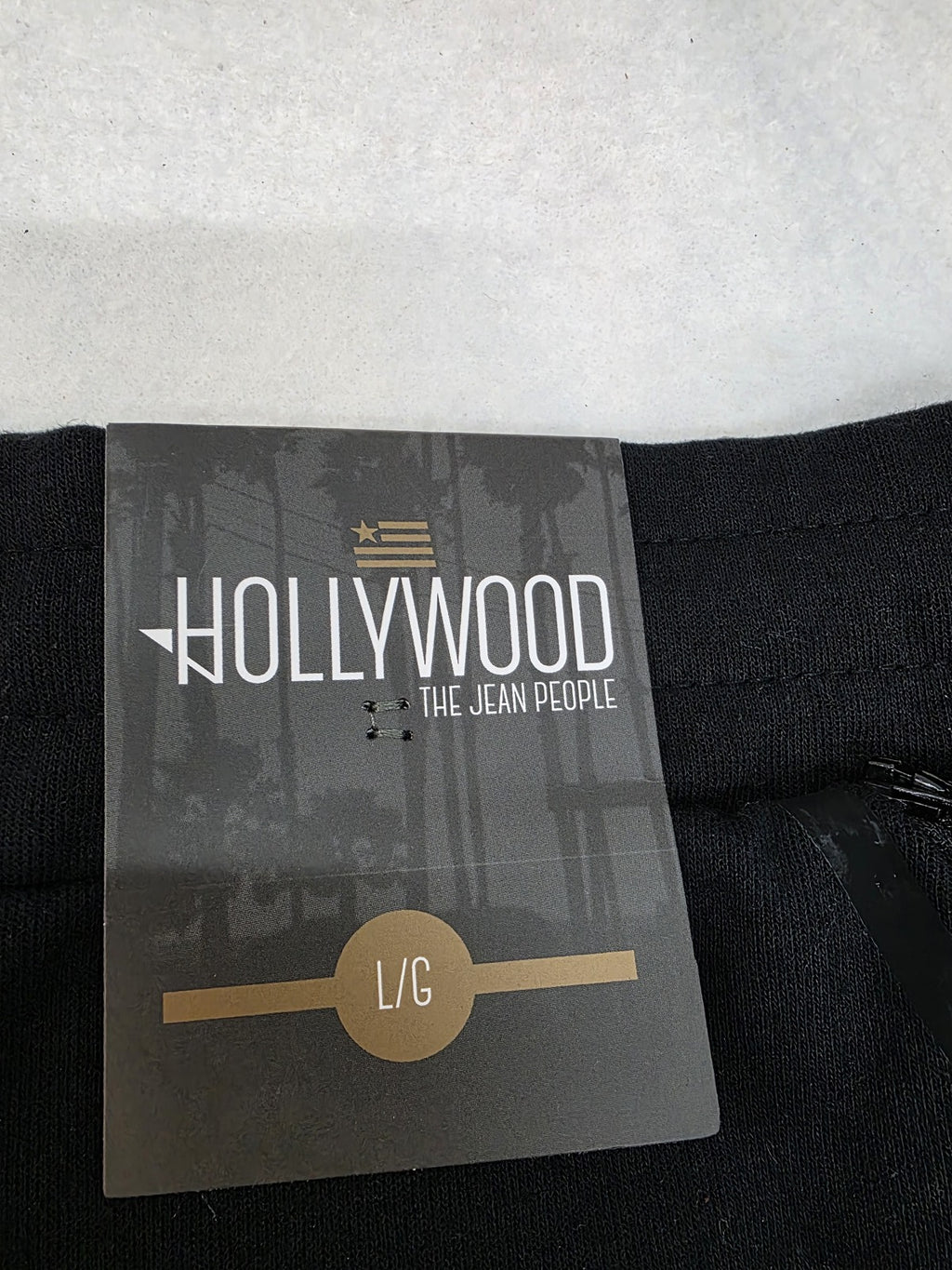 Hollywood The Jean People Black Shorts L/G