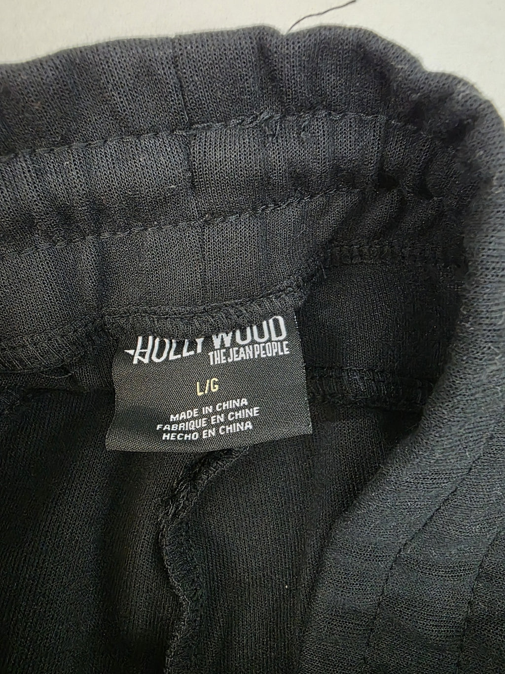 Hollywood The Jean People Black Shorts L/G