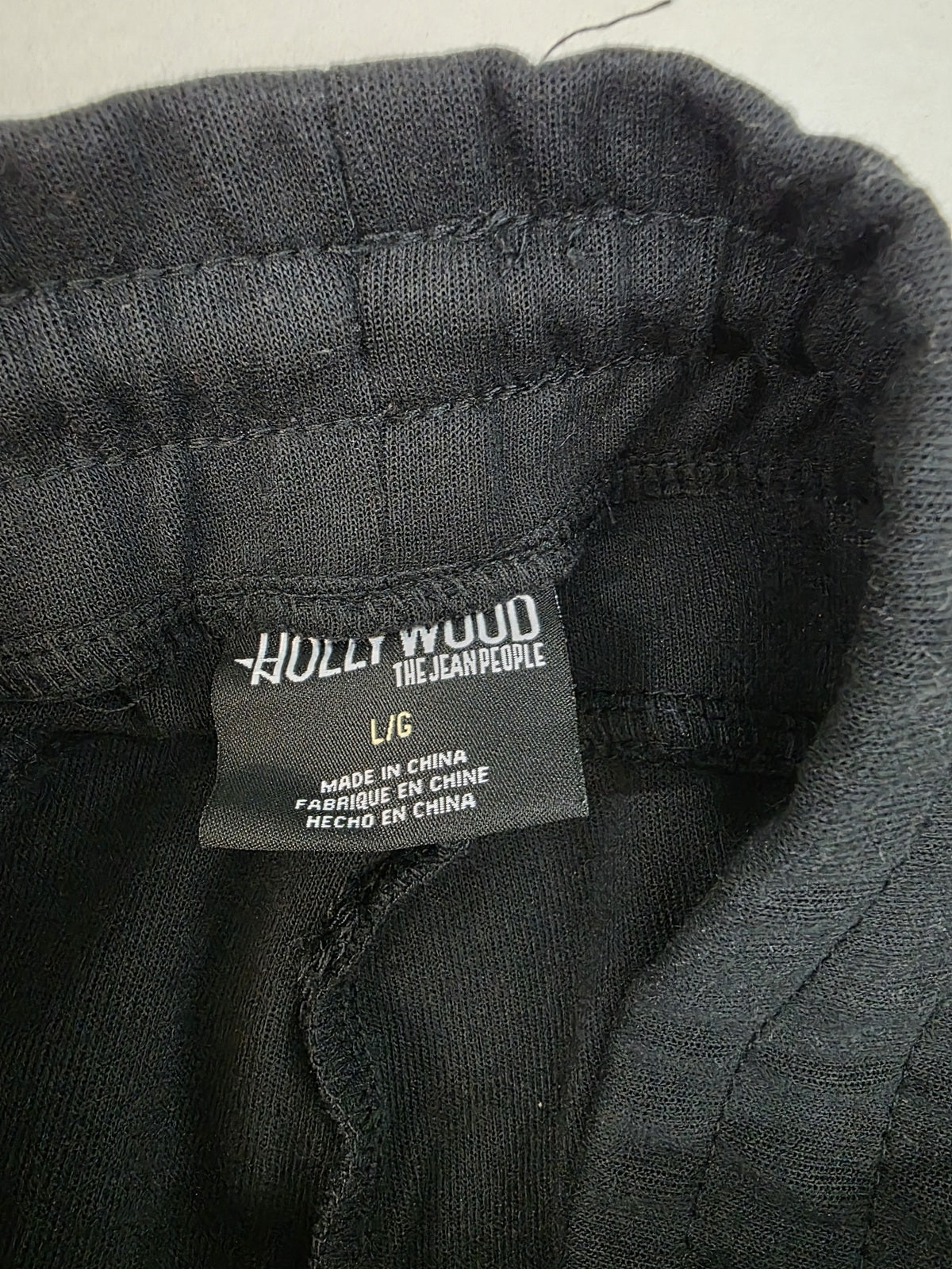 Hollywood The Jean People Black Shorts L/G