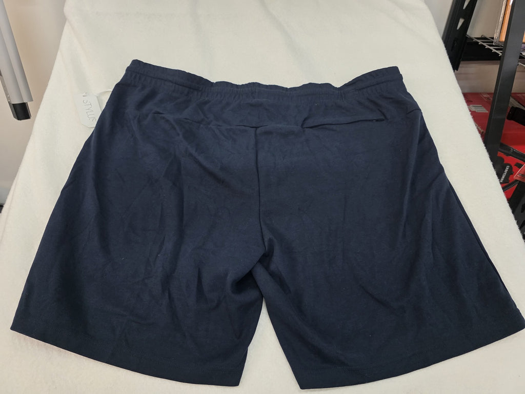 Stylus Men's Navy Blue Shorts 4XLT with Side Pockets