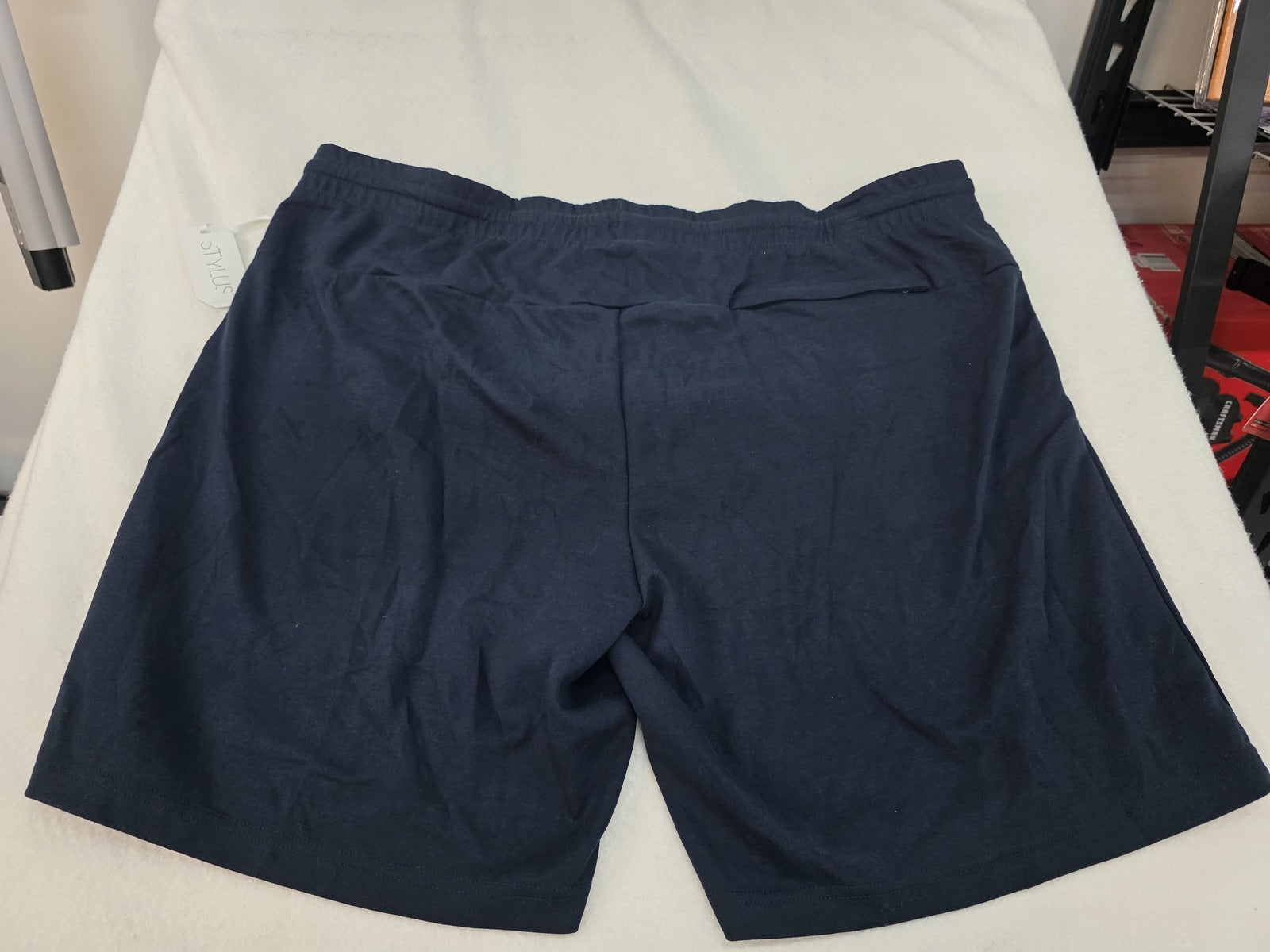Stylus Men's Navy Blue Shorts 4XLT with Side Pockets
