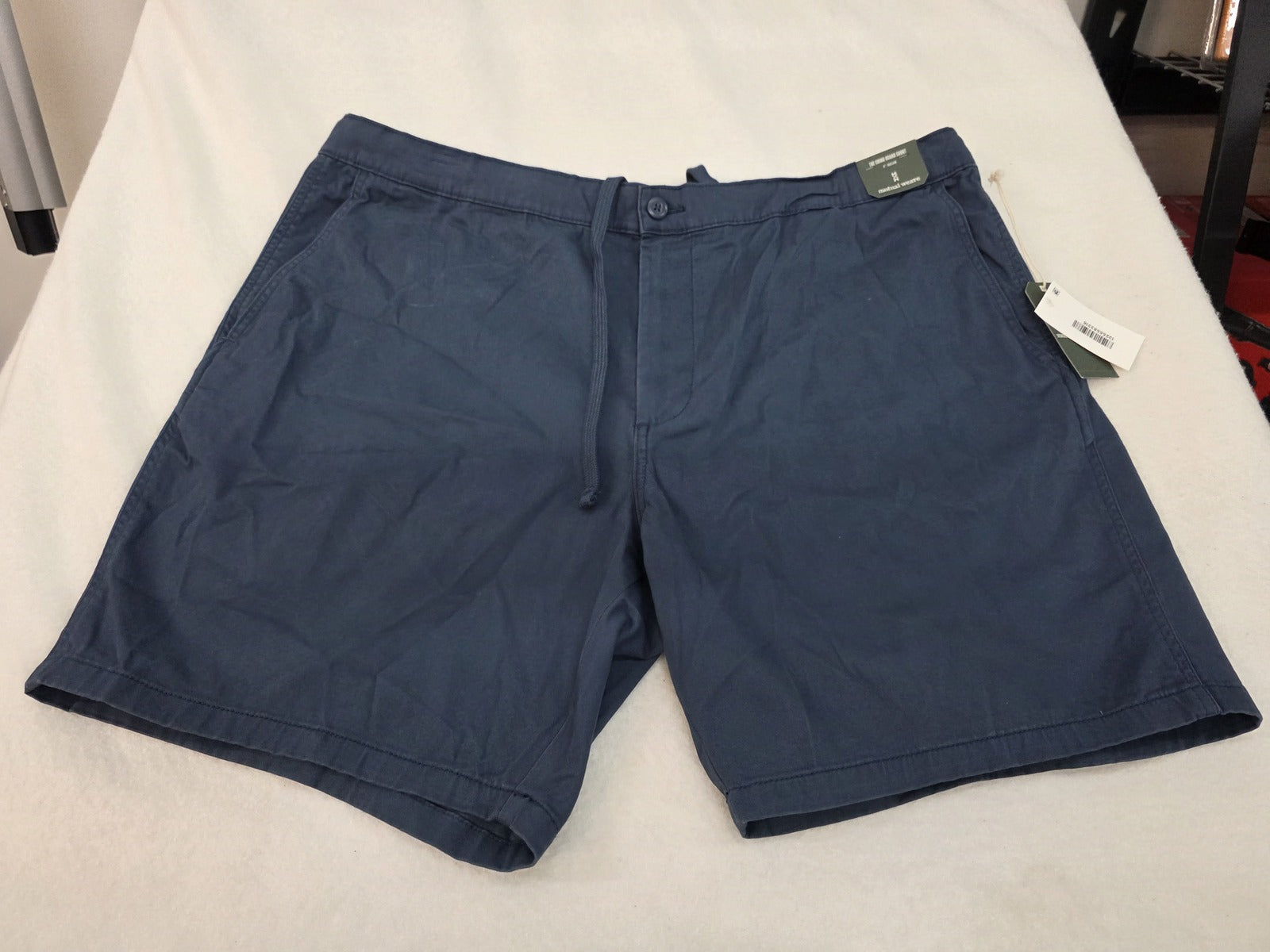 Mutual Weave The Chino Board Short 8" Inseam Navy Blue Size 48