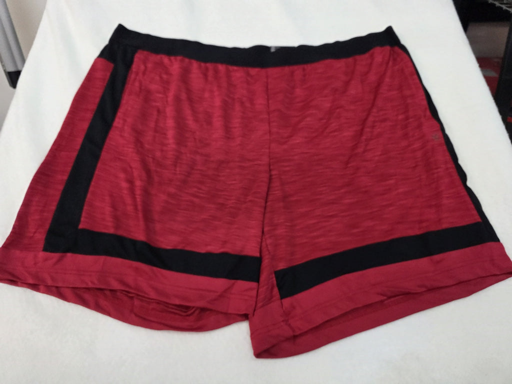 Xersion 4XL Red and Black Basketball Shorts