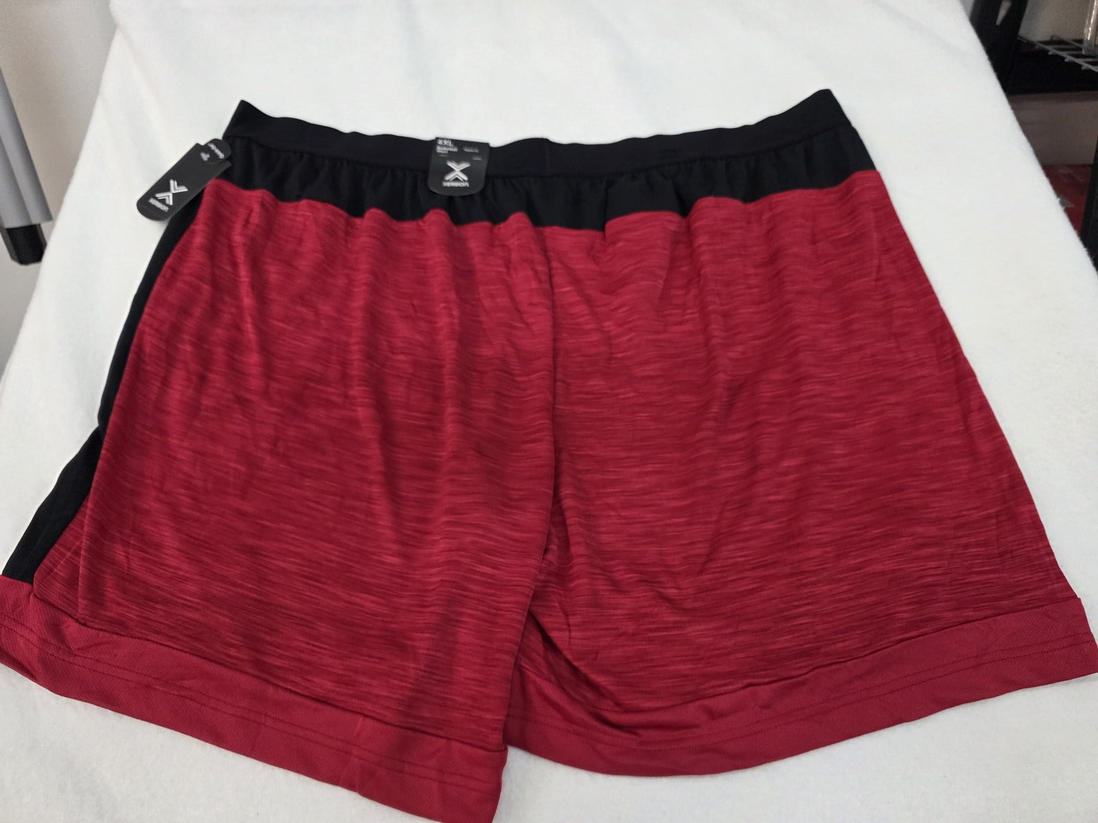 Xersion 4XL Red and Black Basketball Shorts