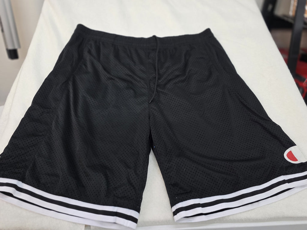 Champion Men's Black Athletic Mesh Shorts 3XL