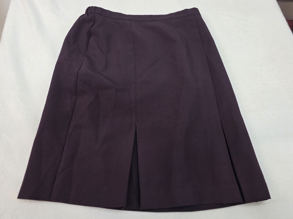 Liz Baker Petite Brown Polyester Skirt Size 14