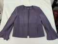 Tahari Arthur S. Levine Purple Blazer Jacket Size 12