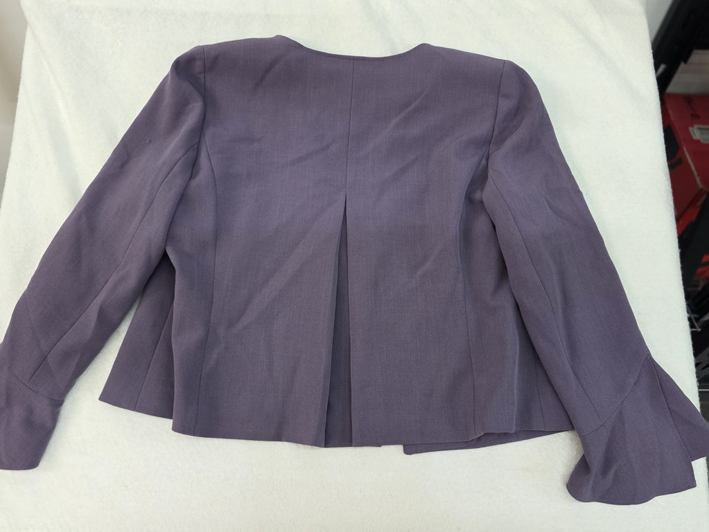 Tahari Arthur S. Levine Purple Blazer Jacket Size 12