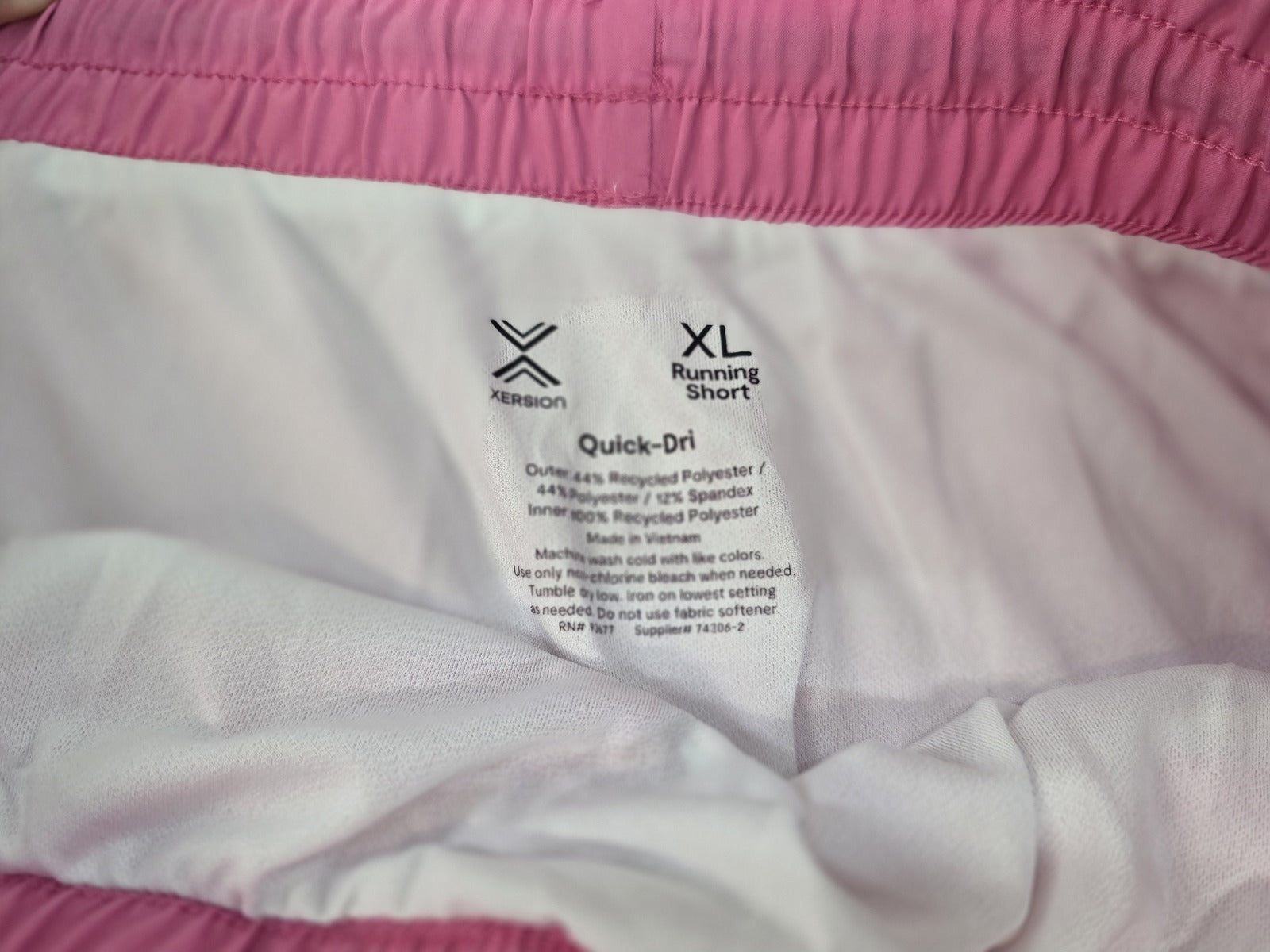 Xersion XL Pink Quick-Dri Running Shorts