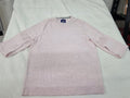 APT.9 Seriously Soft Light Pink Long Sleeve Sweater Medium