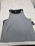 Xersion XXL Run Tank Top - Gray and Black