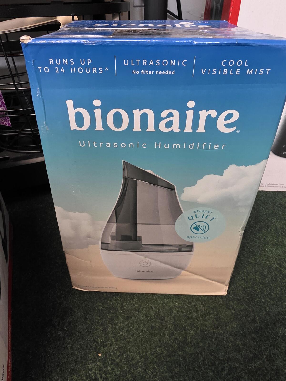 Bionaire Ultrasonic Humidifier with Cool Visible Mist