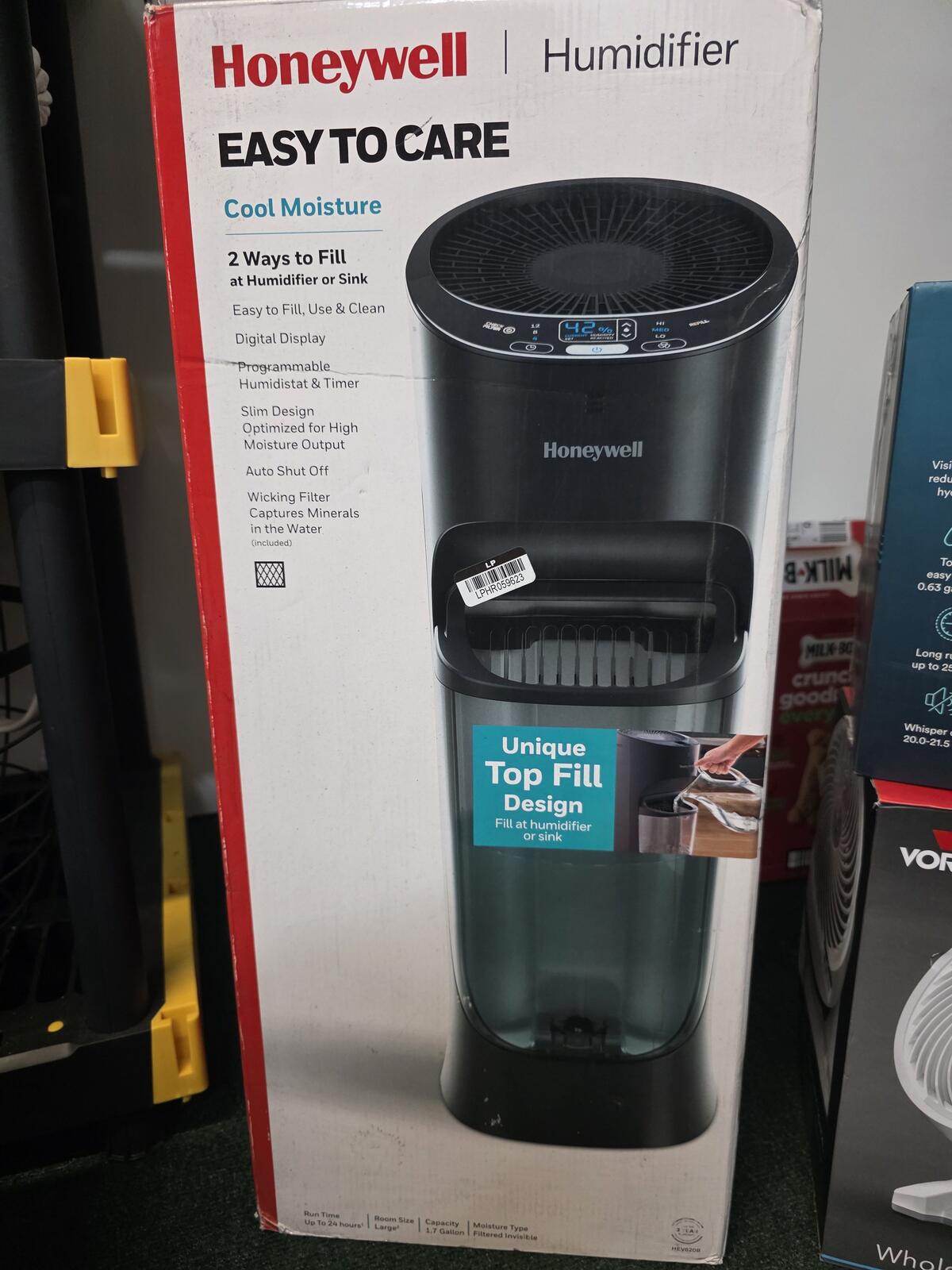 Honeywell Humidifier with Unique Top Fill Design